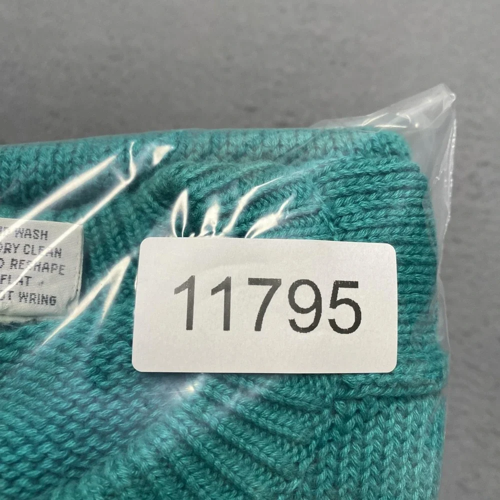 VTG Green Mountain Threadworks Sweater Mens Large Green Crew Neck Cotton 90s y2k